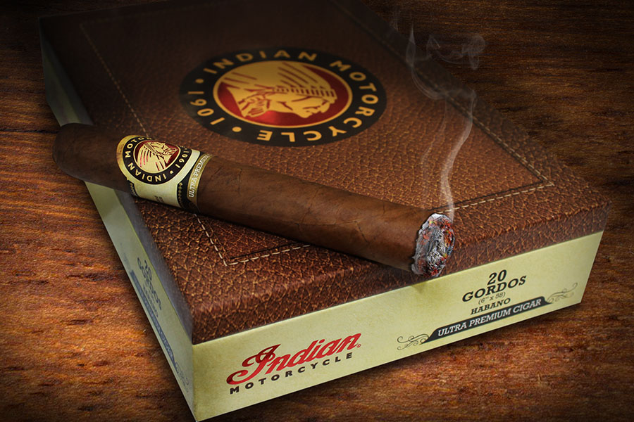 Indian Motorcycle Premium Cigars Enter France
