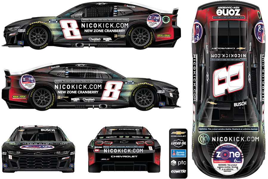 Nicokick, Zone Expand NASCAR Partnership with Product Launch